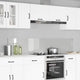 VidaXL pared trasera de cocina 2 piezas vidrio templado transparente 100 x 40 cm