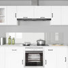 Parete posteriore cucina VidaXL 2 pz in vetro temperato trasparente 100 x 40 cm