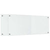 VidaXL pared trasera de cocina 2 piezas vidrio templado transparente 100 x 40 cm