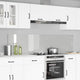 VidaXL pared trasera de cocina 2 piezas vidrio templado transparente 100 x 50 cm