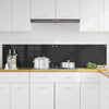 Vidaxl keuken achterwand 2 pcs zwart 90 x 40 cm gehard glas