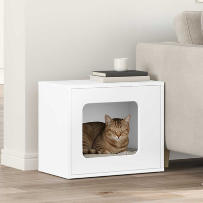 Cuccia per gatti Vidaxx bianca 51 x 30 x 42 cm in legno composito