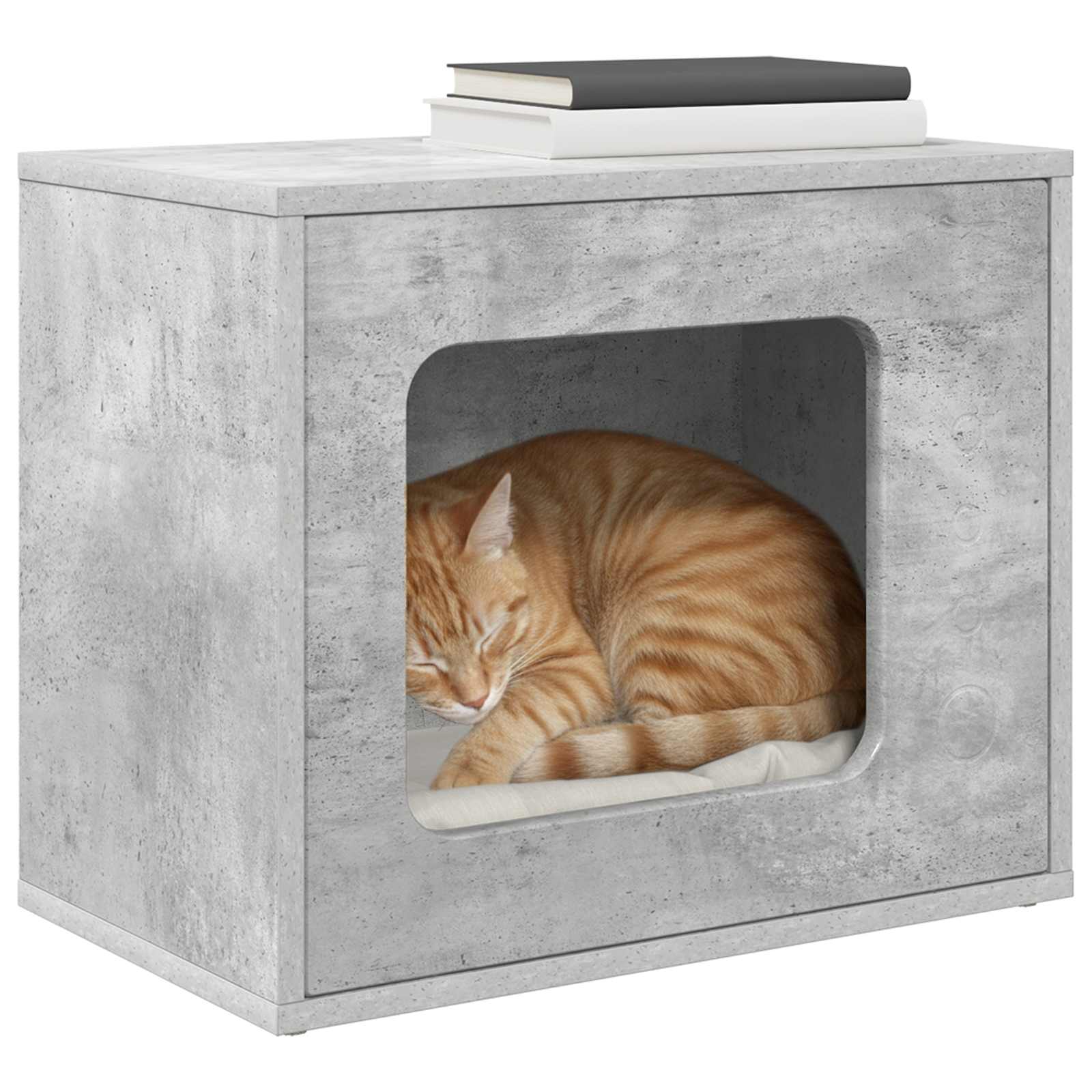 Casa para gatos Vidaxx hormigón 51 x 30 x 42,5 cm madera procesada