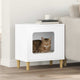 Casa para gatos vidaxx blanca 51 x 30 x 52 cm madera contrachapada