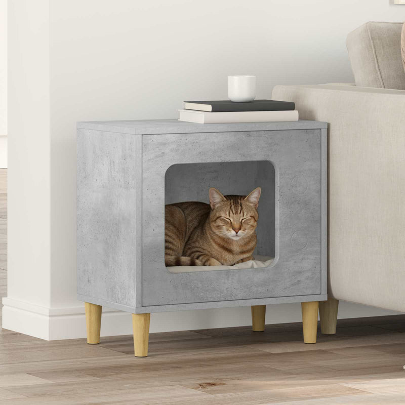 Casa para gatos Vidaxx hormigón 51 x 30 x 52 cm madera procesada