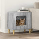 Casa para gatos vidaxl gris sonoma 51 x 30 x 52 cm madera contrachapada