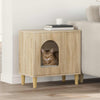 Vidaxl kattenhuis sonoma 51 x 30 x 52 cm bewerkt hout