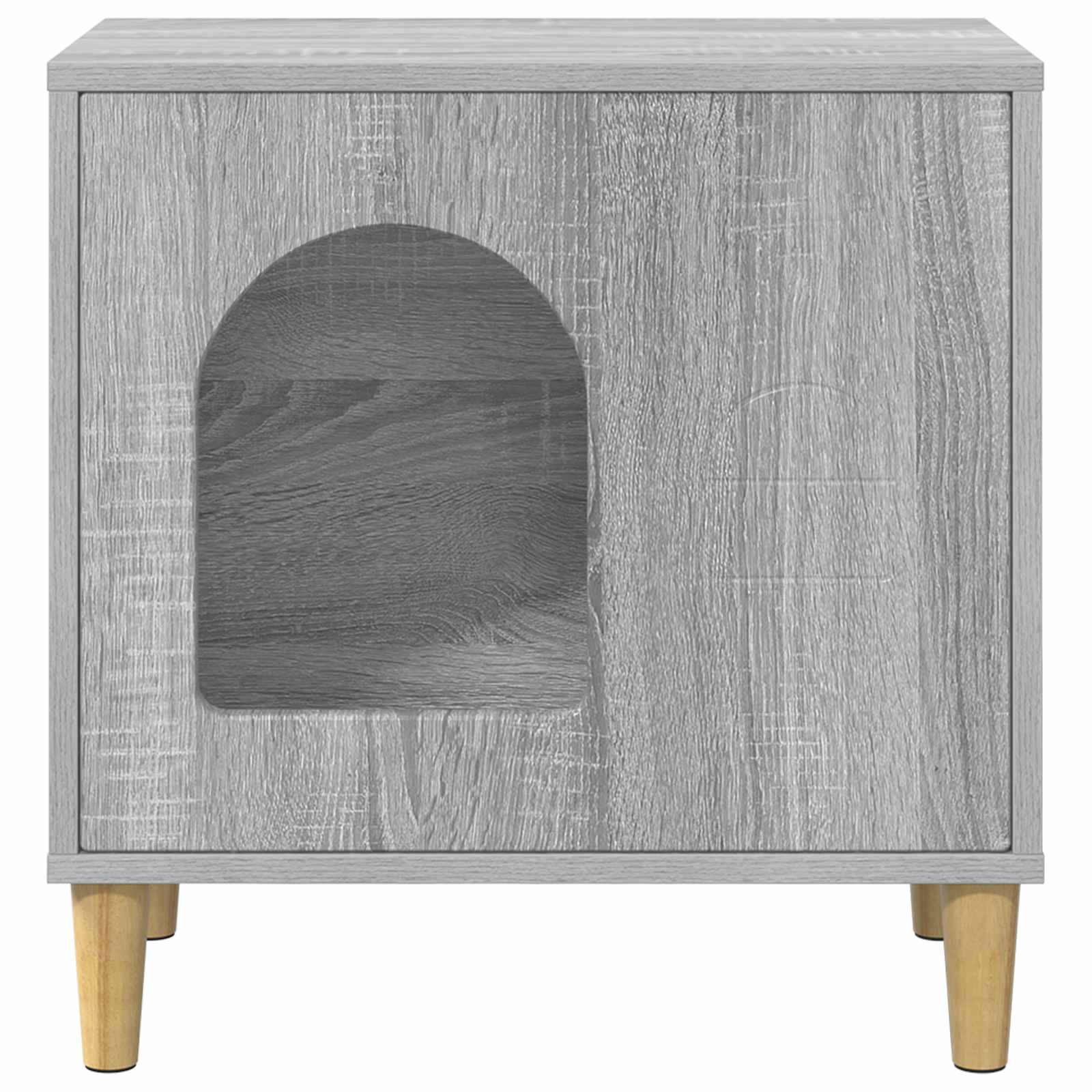 Vidaxl cuccia per gatti grigia Sonoma 51 x 30 x 52 cm in legno composito