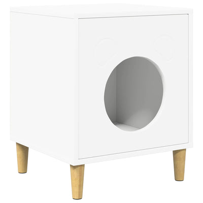 Casa para gatos vidaxx blanca 42,5 x 40 x 53 cm madera contrachapada