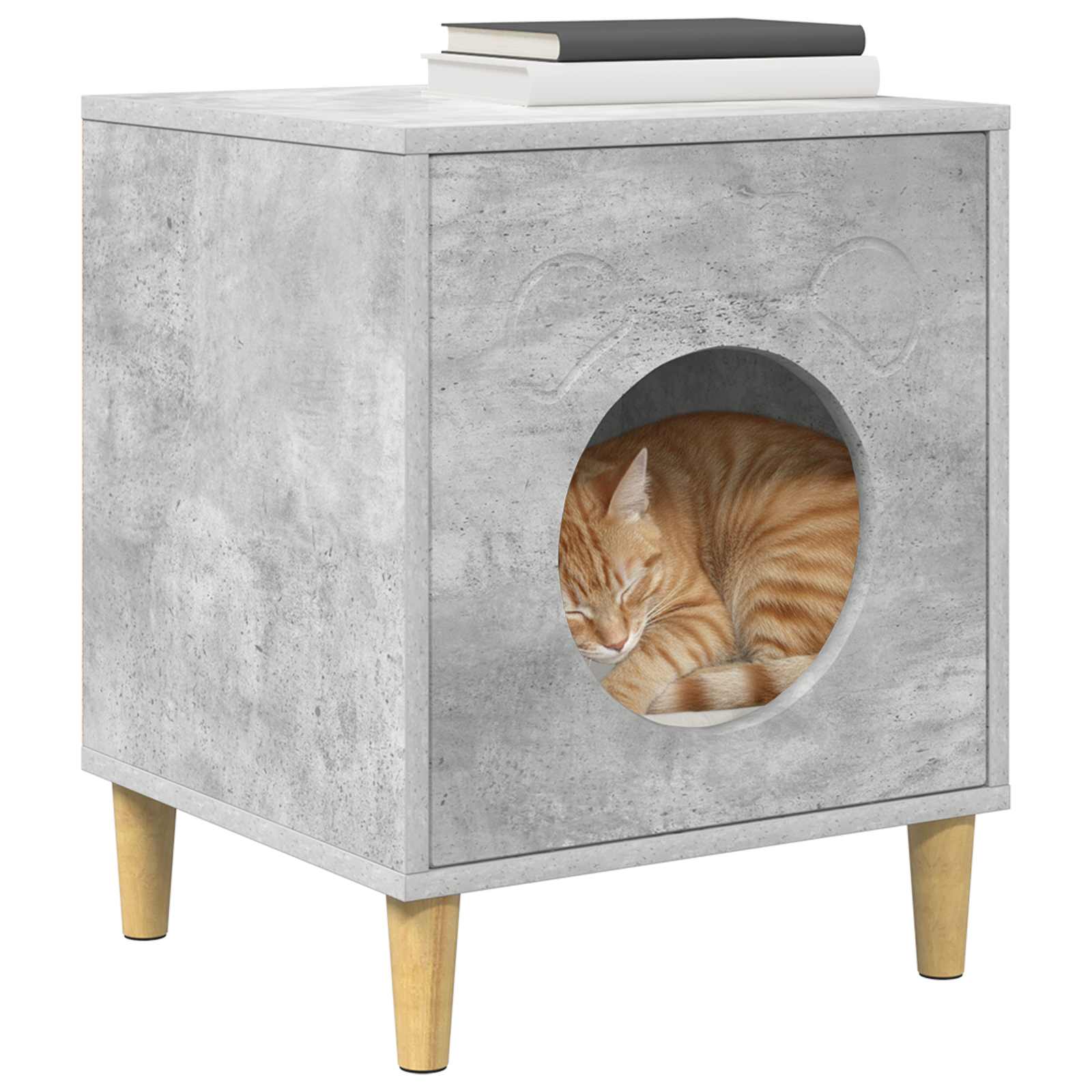 Casa para gatos Vidaxx hormigón 42,5 x 40 x 53 cm madera procesada
