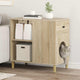 Casa para gatos vidaxl sonoma 72 x 42,5 x 70 cm madera artesanal