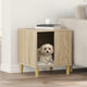 Casa para perros vidaxl sonoma 44 x 42 x 49 cm madera artesanal