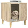 Casa para perros vidaxl sonoma 44 x 42 x 49 cm madera artesanal
