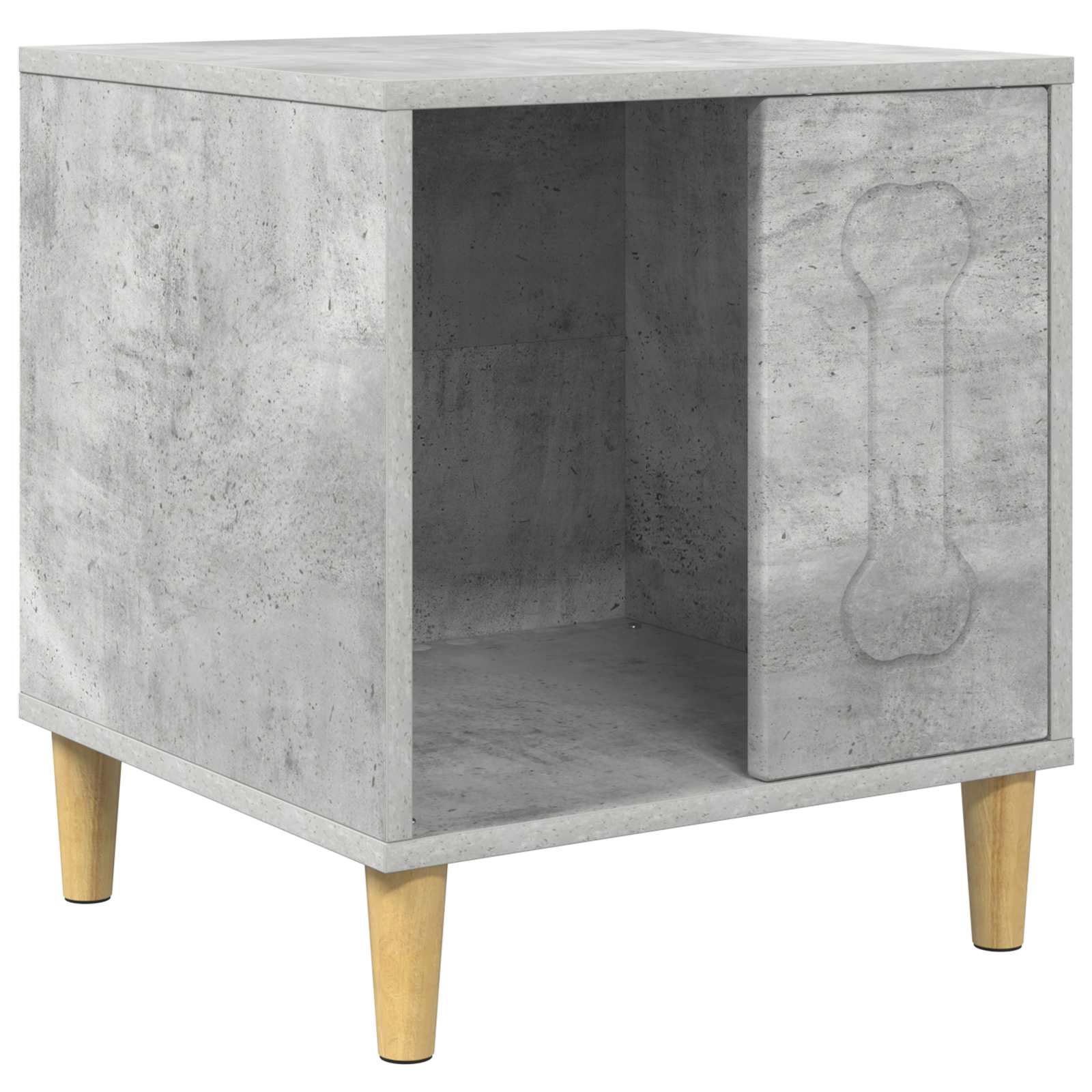 Casa para perros vidaxxl hormigón 44 x 42 x 49 cm madera procesada