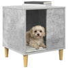 Casa para perros vidaxxl hormigón 44 x 42 x 49 cm madera procesada