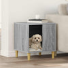 Casa para perros vidaxxl gris sonoma 44 x 42 x 49 cm acabado madera