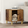 Casa para perros vidaxxl madera vieja 44 x 42 x 49 cm madera procesada
