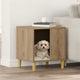Casa para perros vidaxxl roble tradicional 44 x 42 x 49 cm madera contrachapada