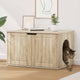 Casa para gatos vidaxl sonoma 85 x 55 x 50,5 cm madera artesanal