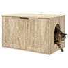 Vidaxl kattenhuis sonoma 85 x 55 x 50,5 cm bewerkt hout