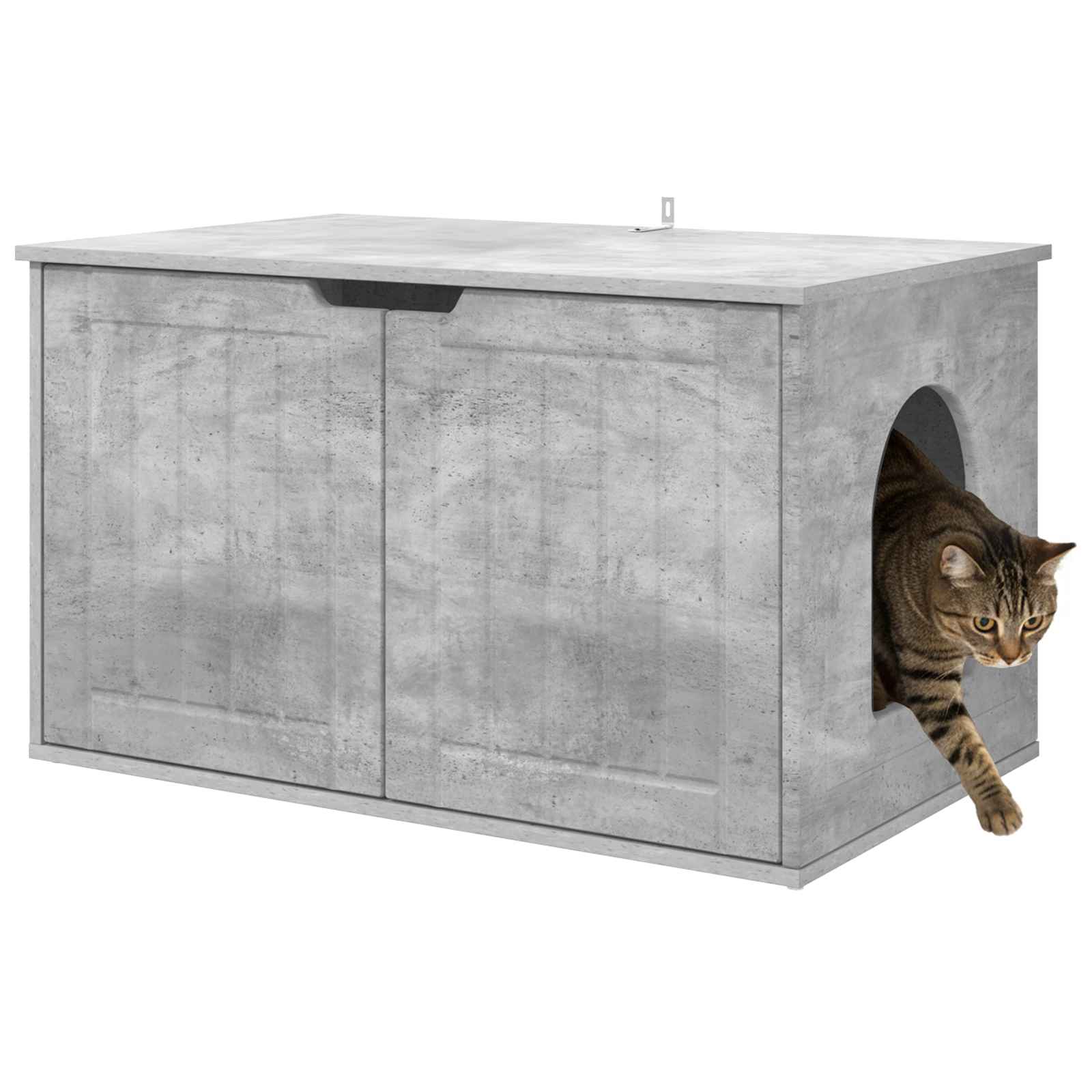 Casa para gatos Vidaxx hormigón 85 x 55 x 50,5 cm madera procesada