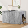 Casa para gatos vidaxl gris sonoma 85 x 55 x 50,5 cm acabado madera
