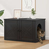 Casa para gatos vidaxxl negra 85 x 55 x 50,5 cm madera procesada