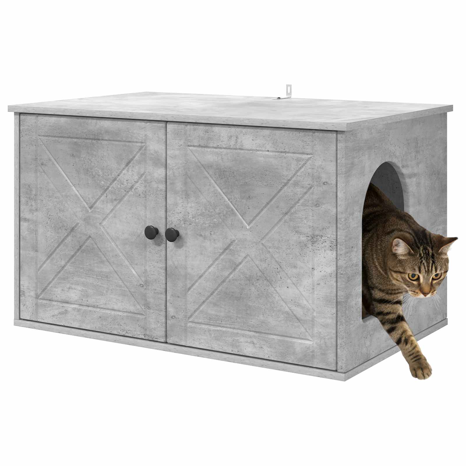 Casa para gatos Vidaxx hormigón 85 x 55 x 50 cm madera procesada