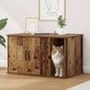 Casa para gatos vidaxxl madera vieja 85 x 55 x 50 cm madera procesada