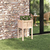Vidaxx macetero de jardín natural 40 x 40 x 70 cm madera maciza de pino