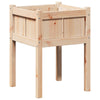 Vidaxx macetero de jardín natural 50 x 50 x 70 cm madera maciza de pino