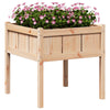 Vidaxx macetero de jardín natural 70 x 70 x 70 cm madera maciza de pino