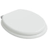 Vidaxl zachte sluit toiletbril 2 pcs wit 44 x 38 cm mdf-plaat