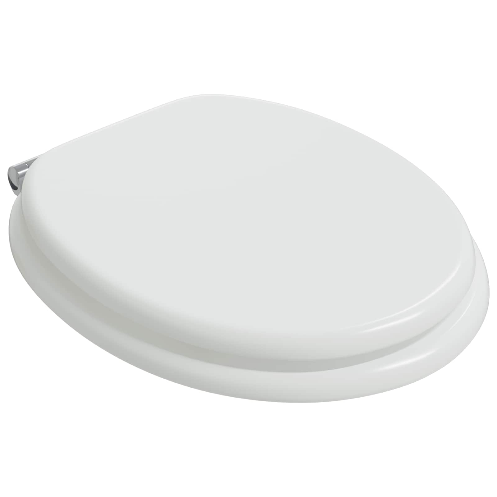 Vidaxl zachte sluit toiletbril 2 pcs wit 44 x 38 cm mdf-plaat