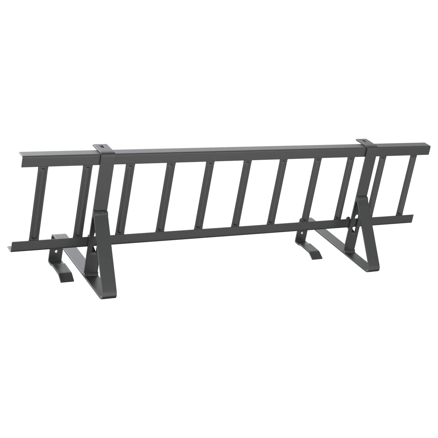 Soporte para nieve de techo Vidaxl antracita 100 x 29,5 x 34,5 cm acero