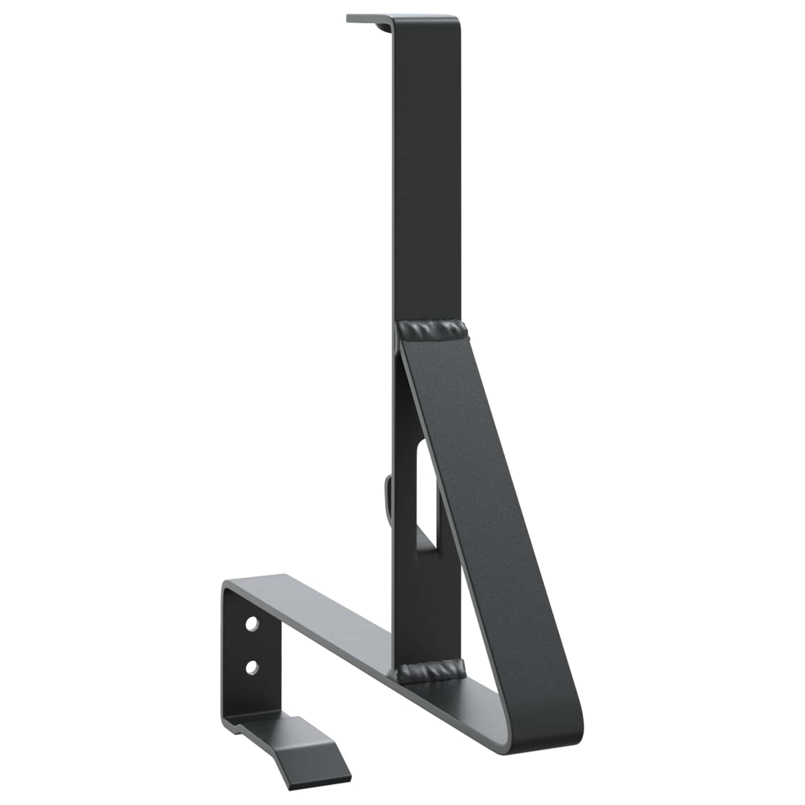 VidaXL supporto paraneve 12 pz nero 29,5 x 3 x 34,5 cm acciaio