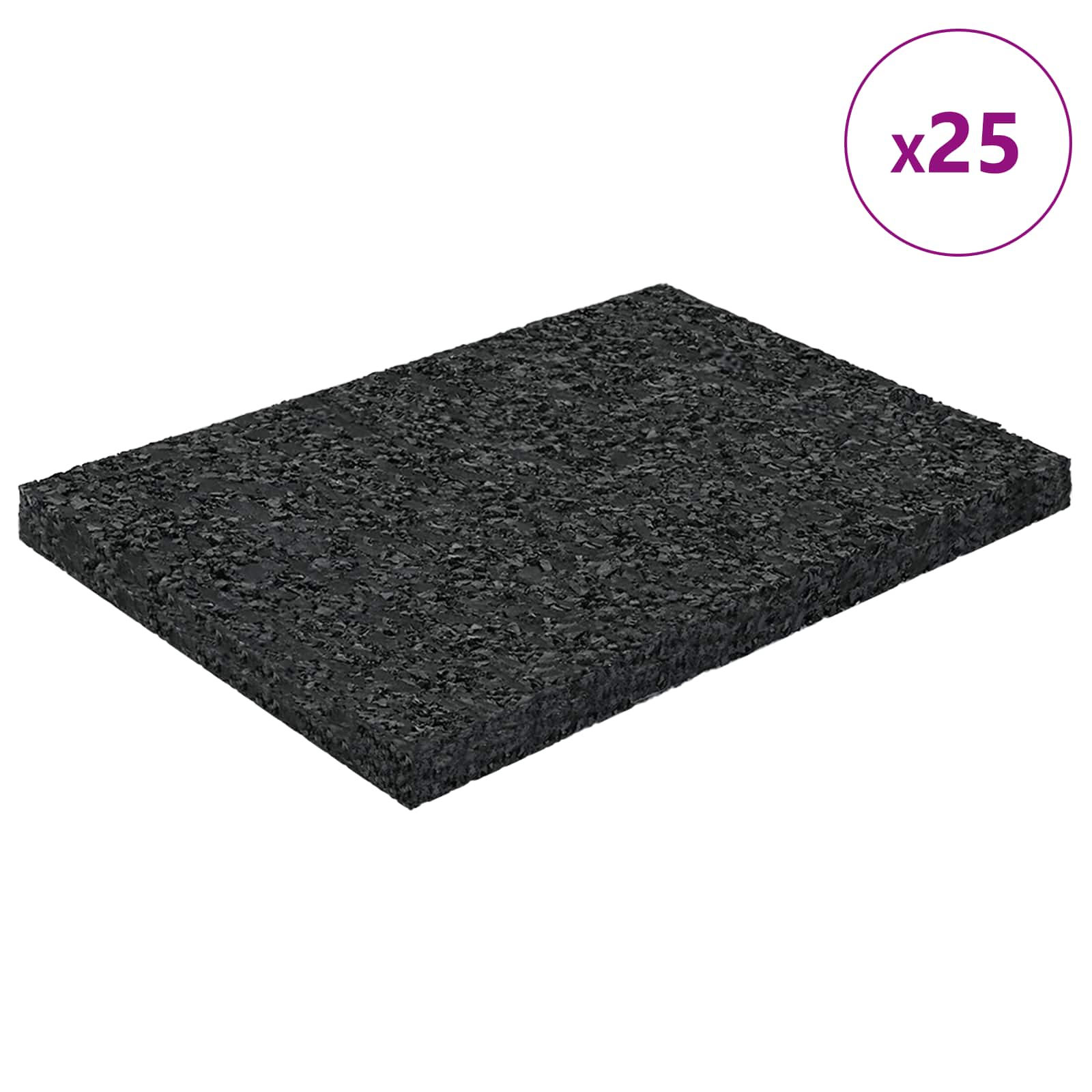 Tampone in gomma Vidaxxl in gomma nera