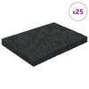 Vidaxl rubberen pad zwart rubber