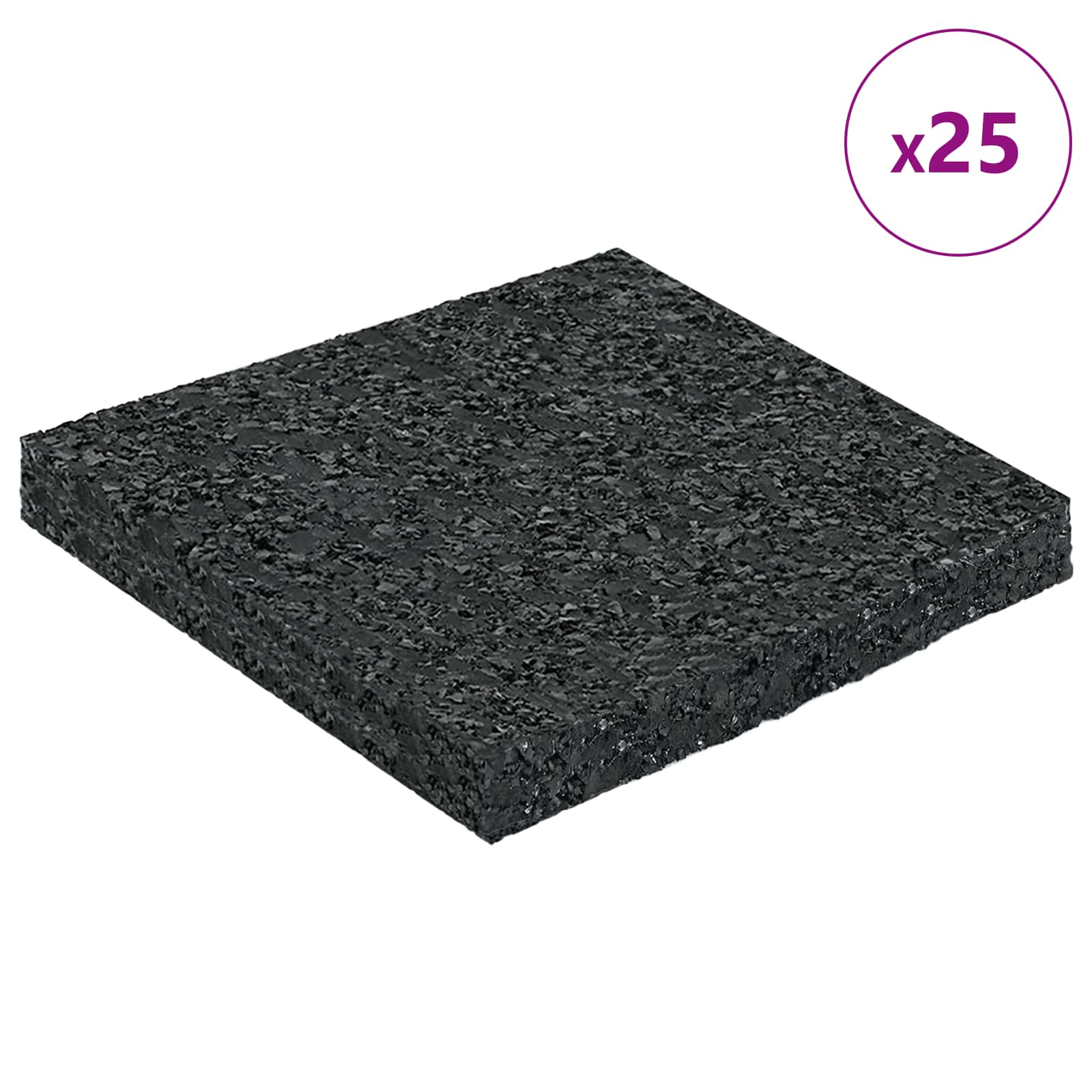 Tampone in gomma Vidaxxl in gomma nera