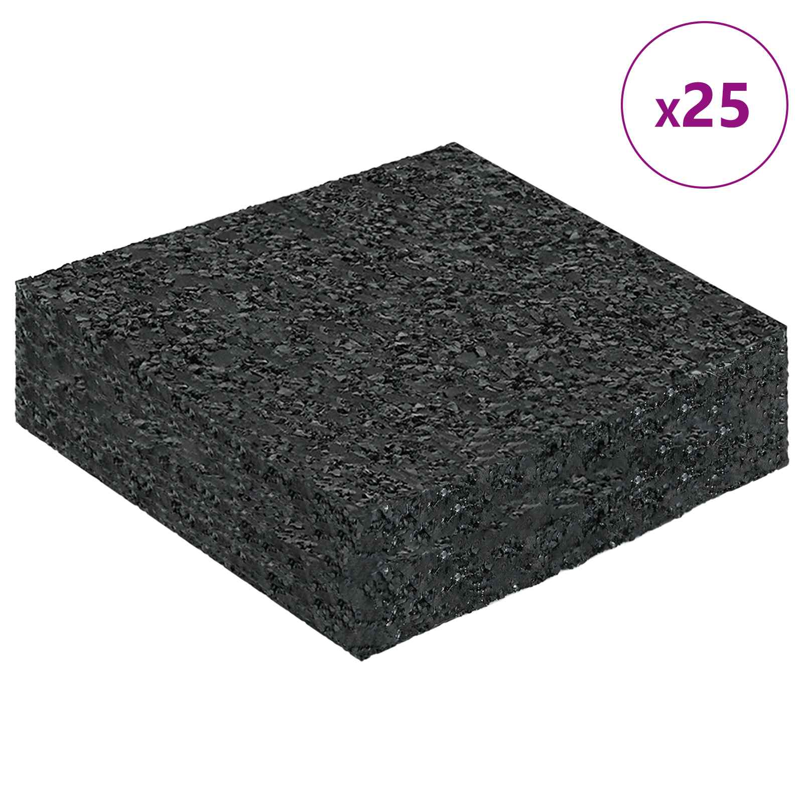 Tampone in gomma Vidaxxl in gomma nera