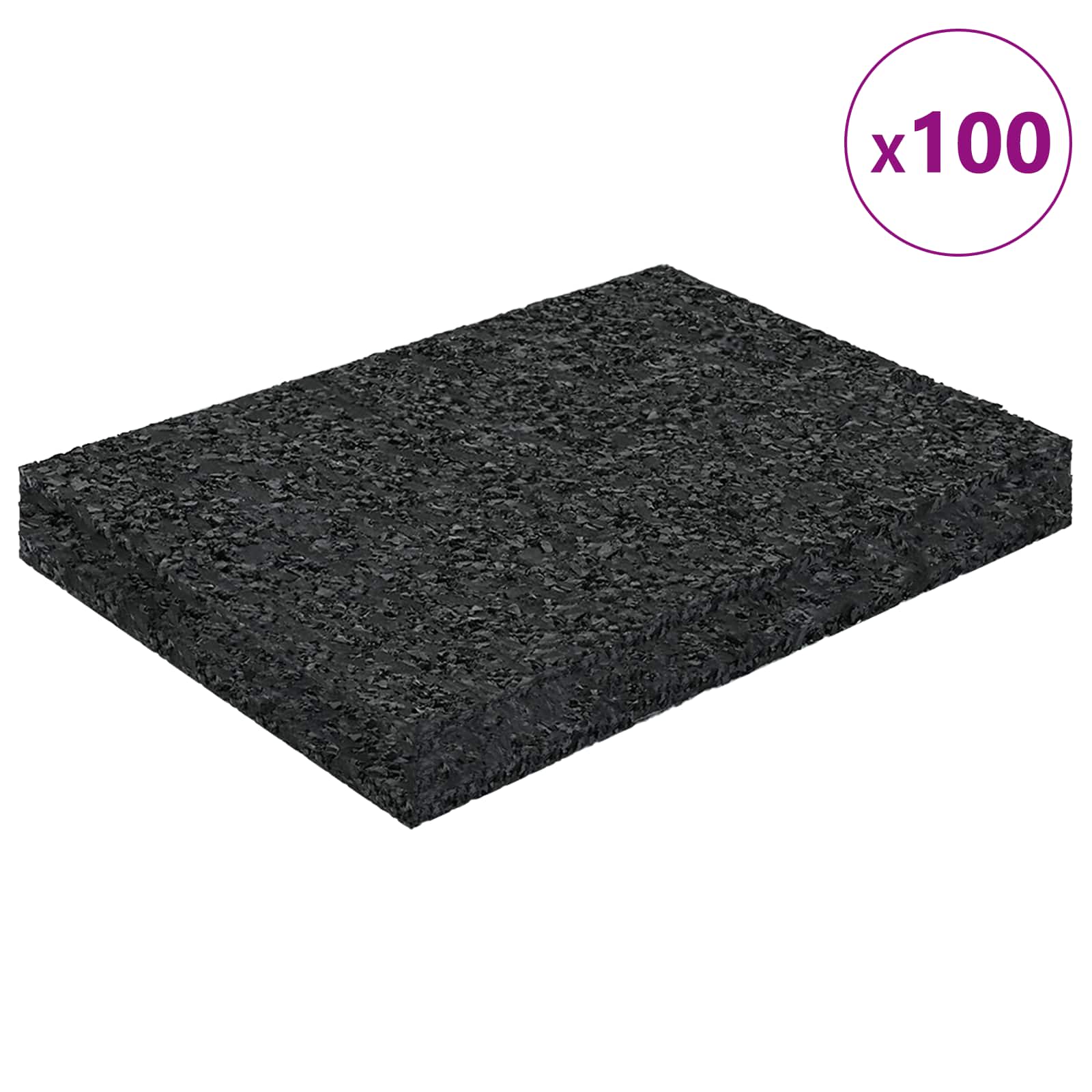 Tampone in gomma Vidaxxl in gomma nera