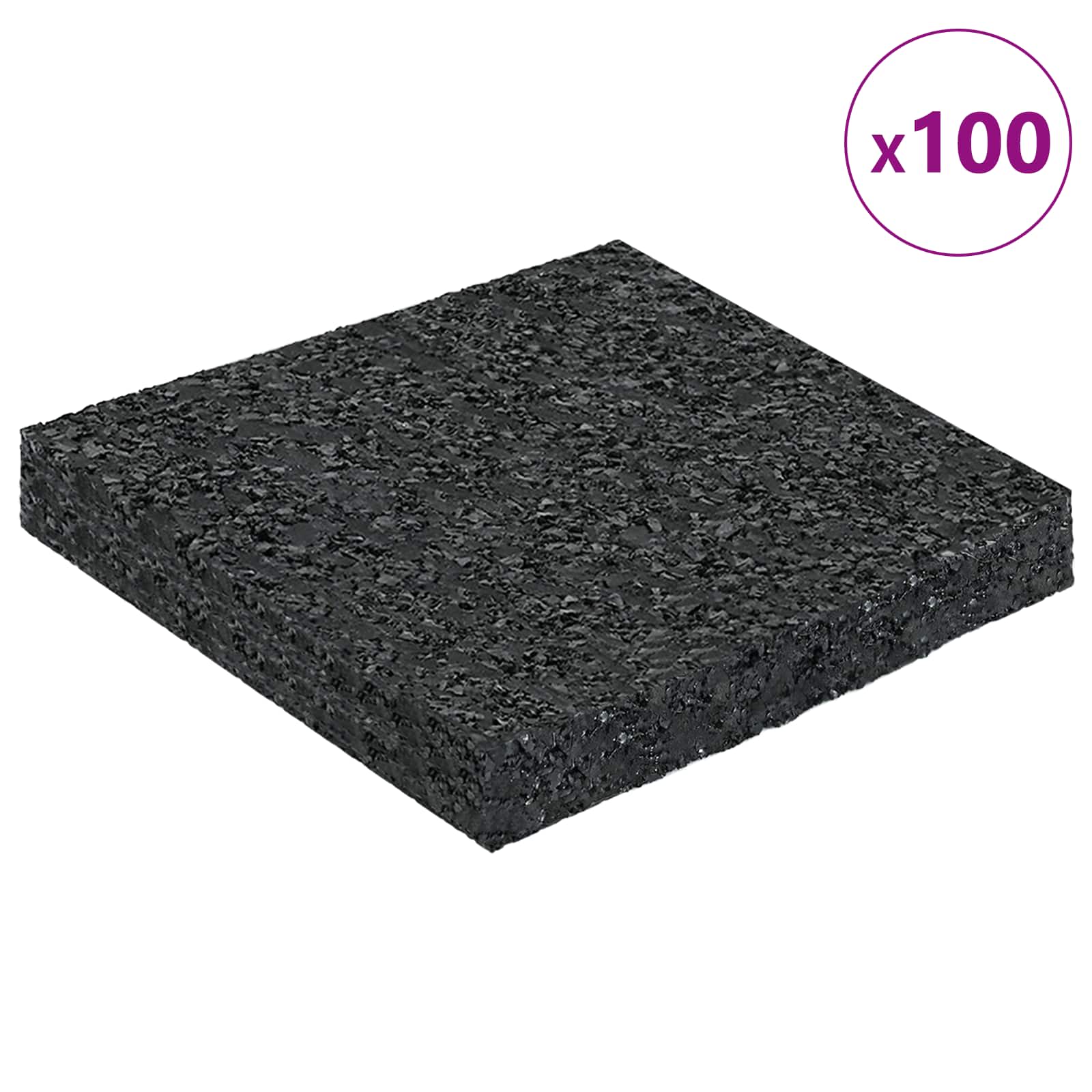 Tampone in gomma Vidaxxl in gomma nera