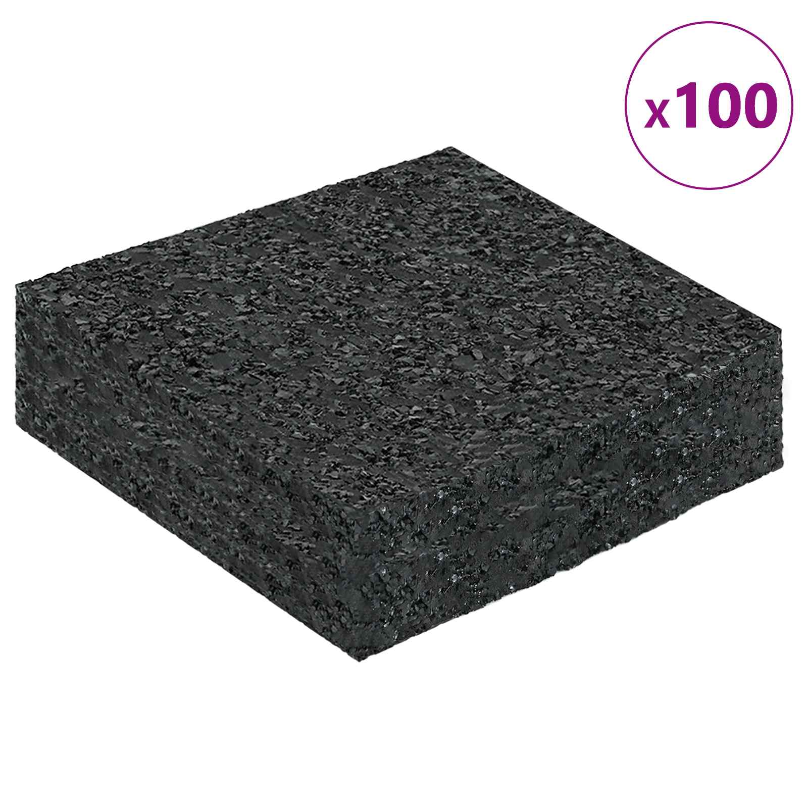 Tampone in gomma Vidaxxl in gomma nera