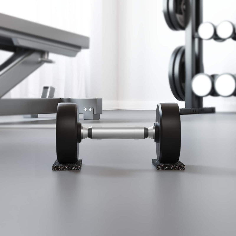 Vidaxl rubberen roller zwart 2000 x 10 x 0,8 cm rubber