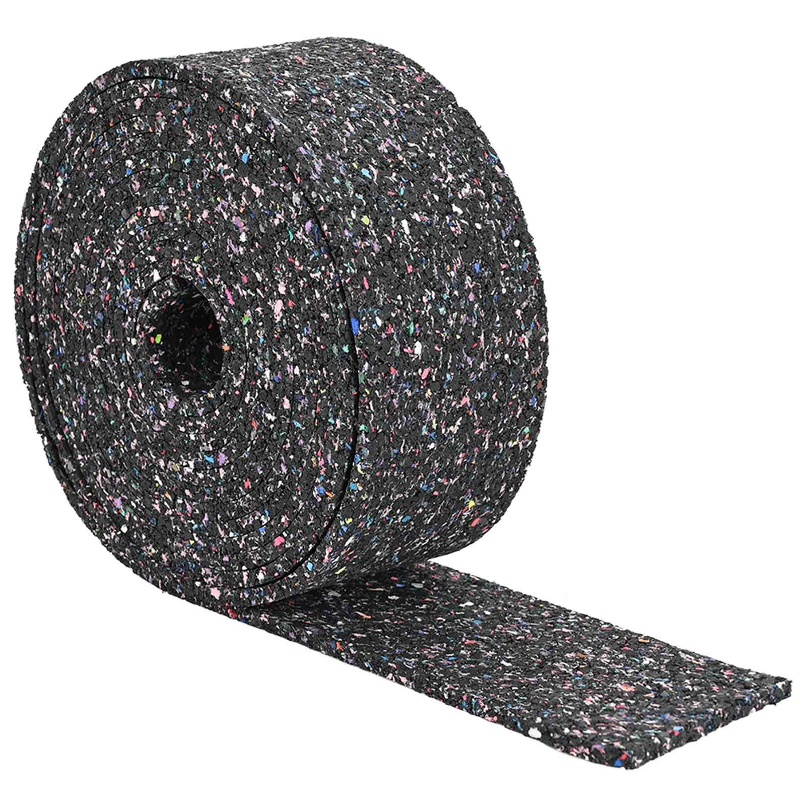 Vidaxl rubberen roller zwart rubber