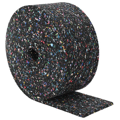 Vidaxl rubberen roller zwart rubber
