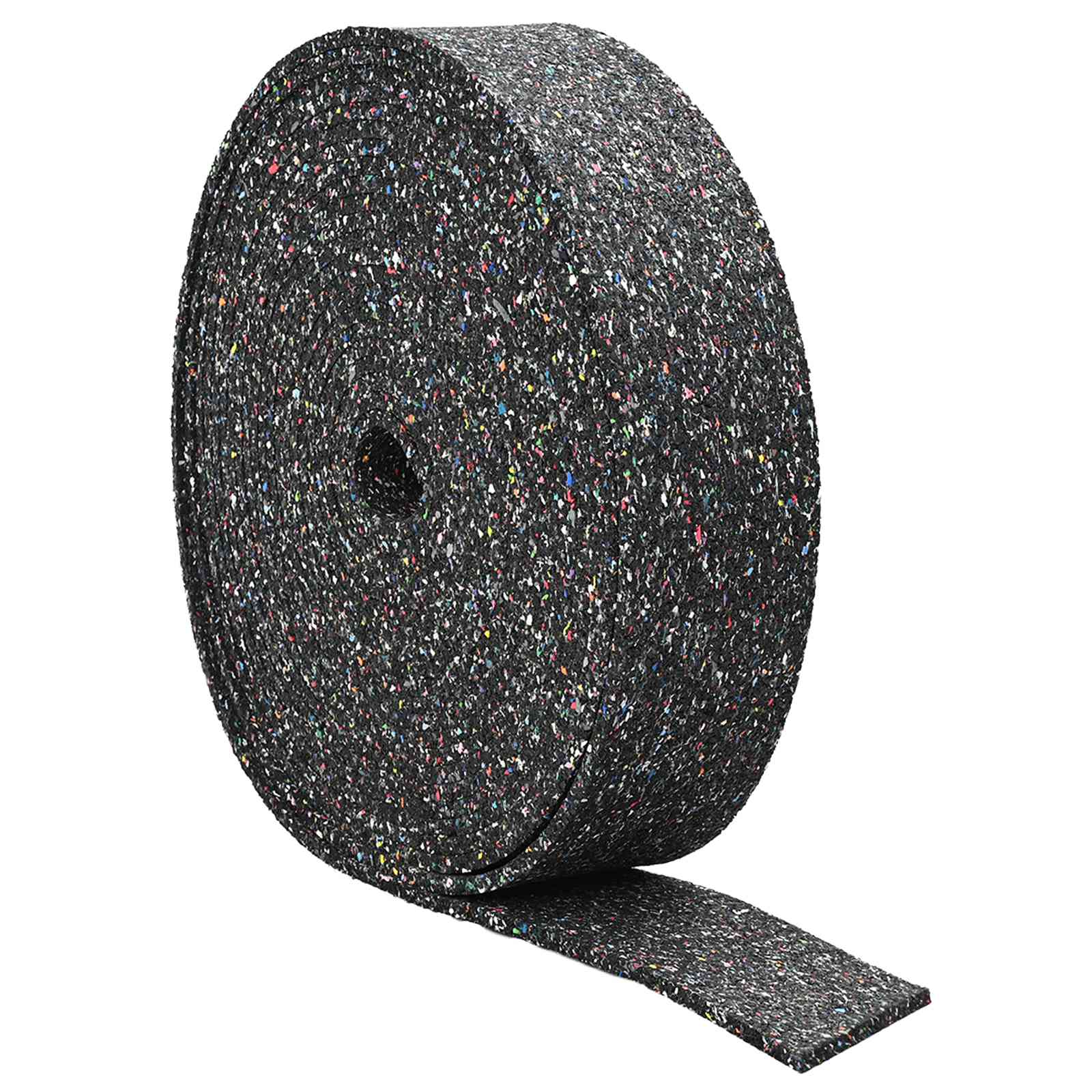 Vidaxl rubberen roller zwart 2000 x 12 x 0,8 cm rubber