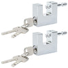 Lucchetto Vidaxl argento 4,2 x 1,9 x 4 cm in acciaio