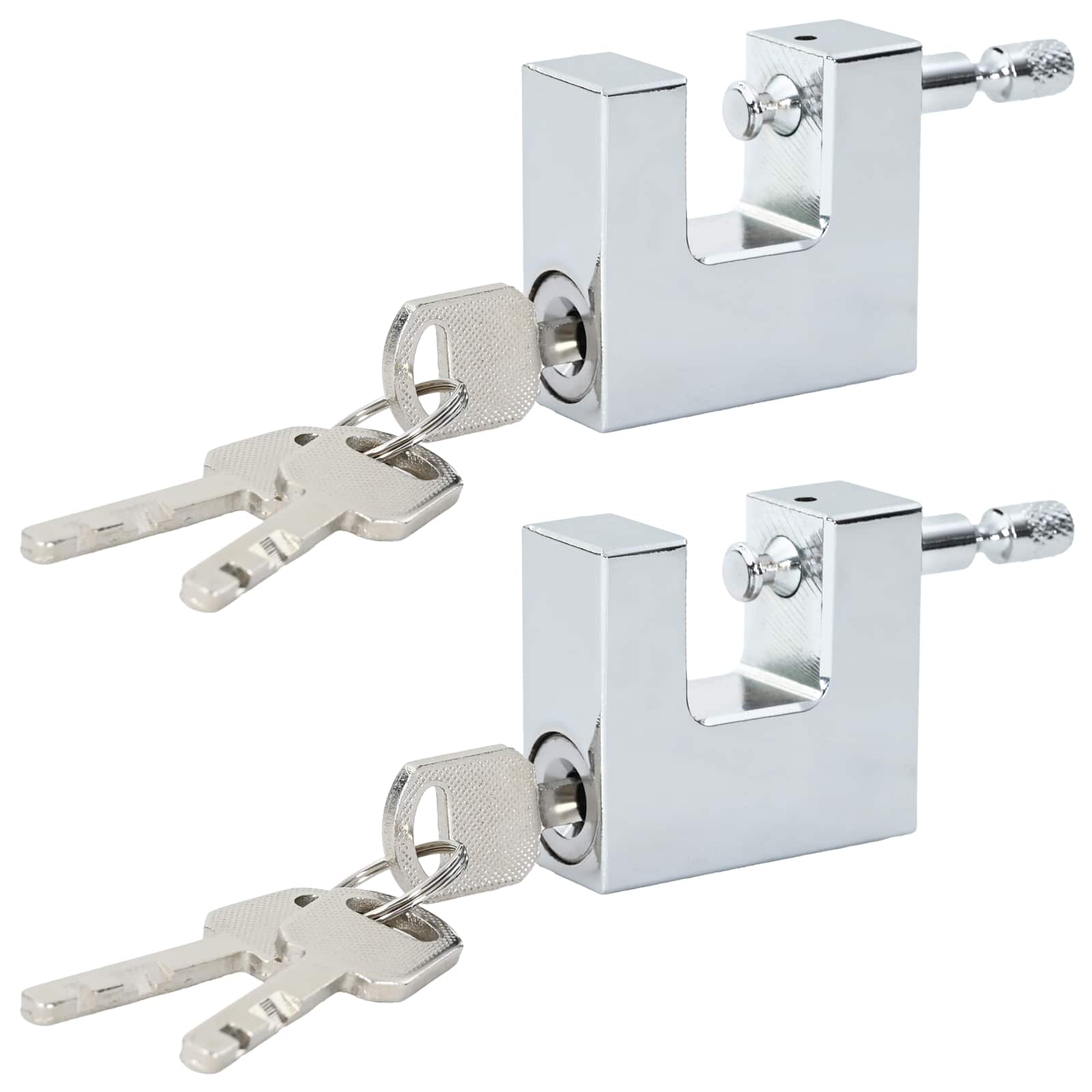 Lucchetto Vidaxl argento 4,2 x 1,9 x 4 cm in acciaio