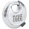 Vidaxl lucchetti a disco con chiavi 12 pezzi argento 7 x 2,3 x 7 cm